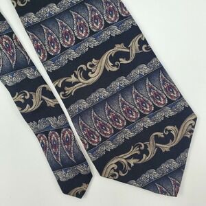 Henry Grethel Black Wide Silk‎ Tie Wide